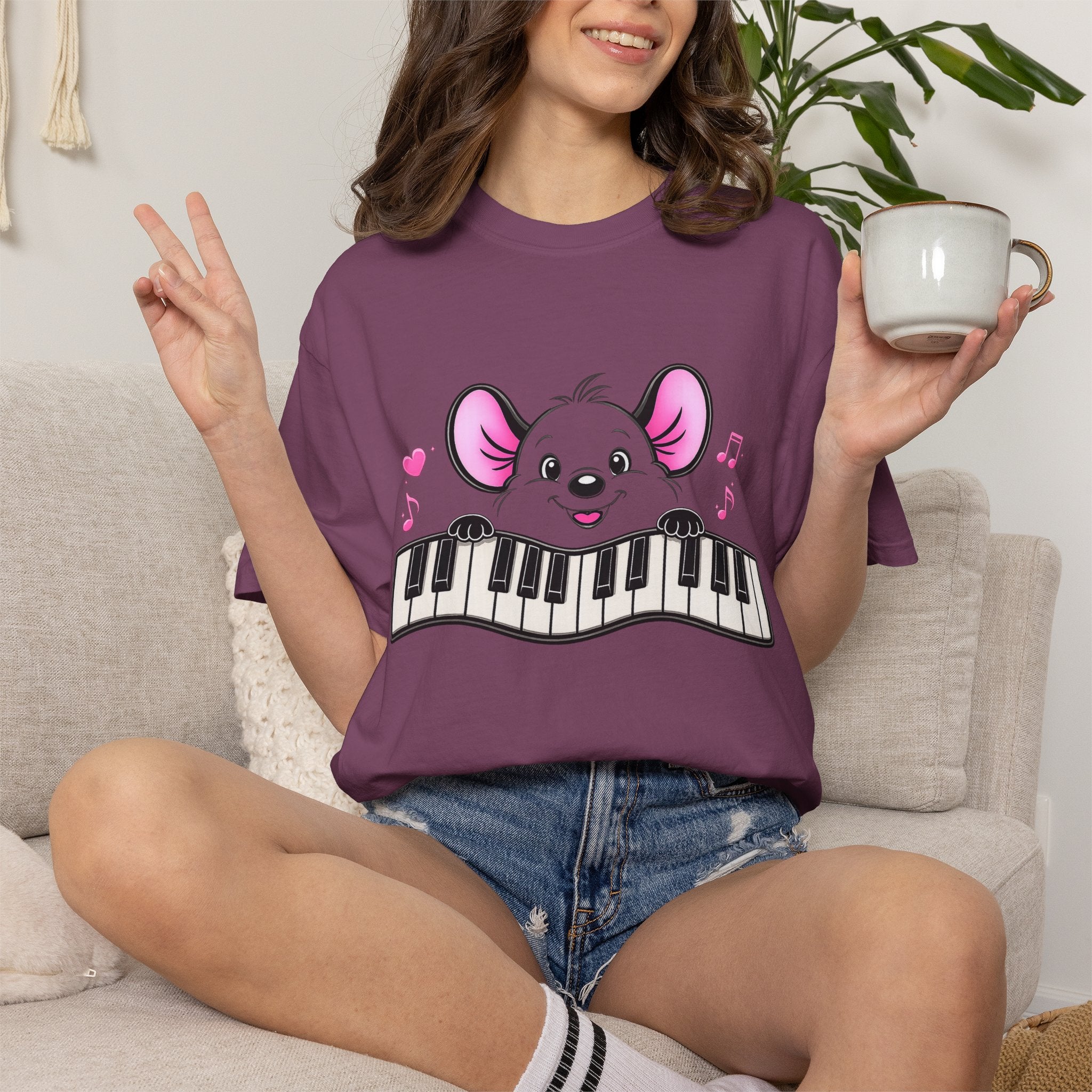 Mouse Piano Keyboard Shirt