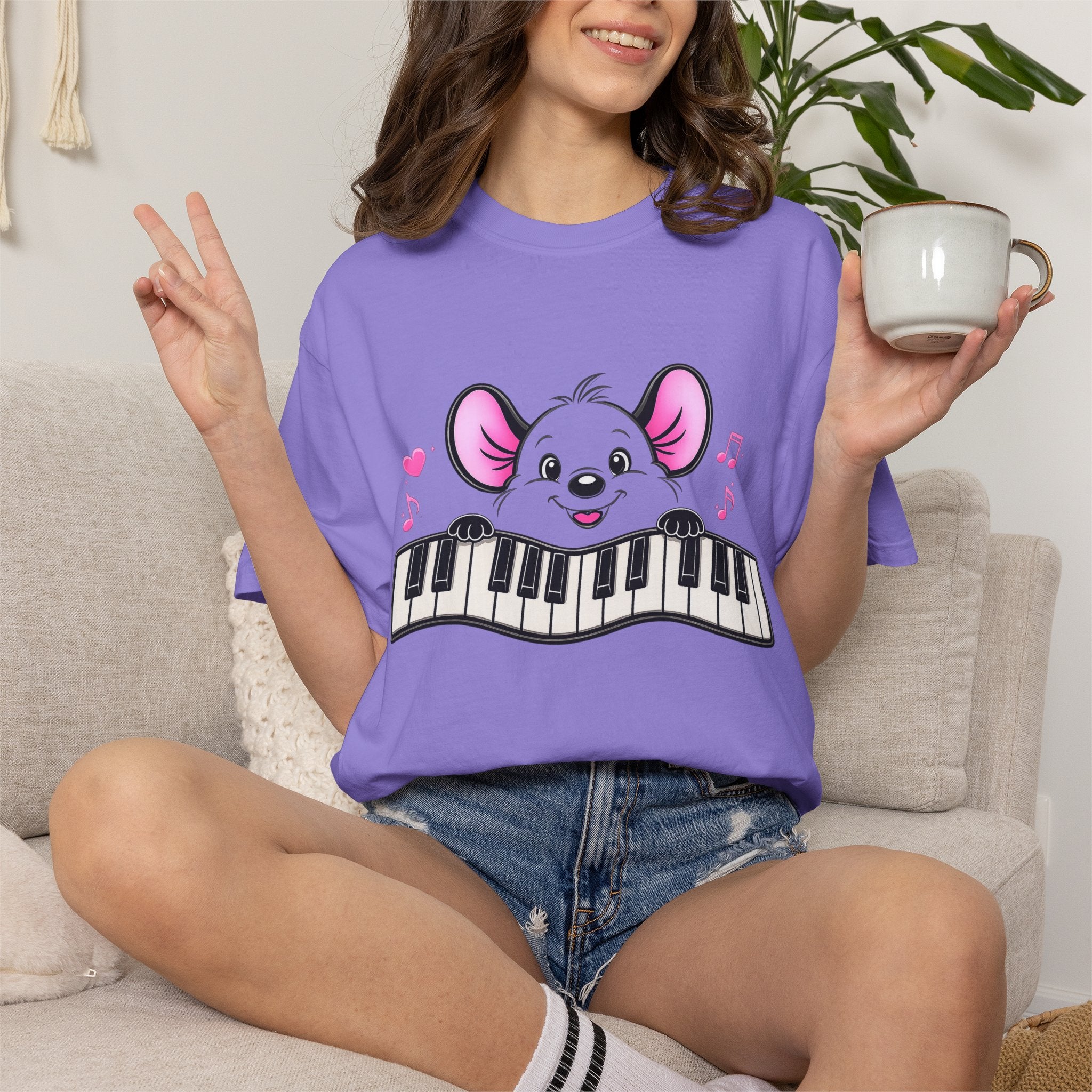 Mouse Piano Keyboard Shirt