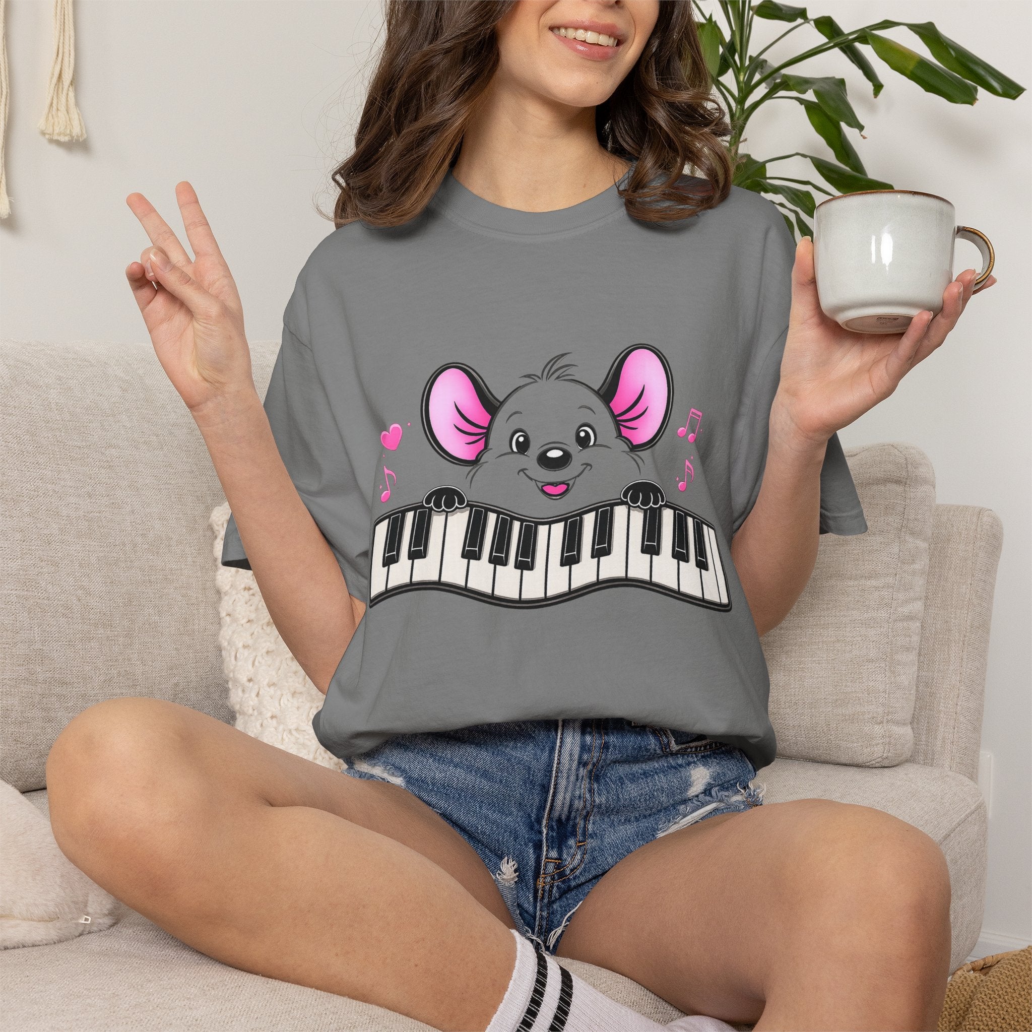 Mouse Piano Keyboard Shirt