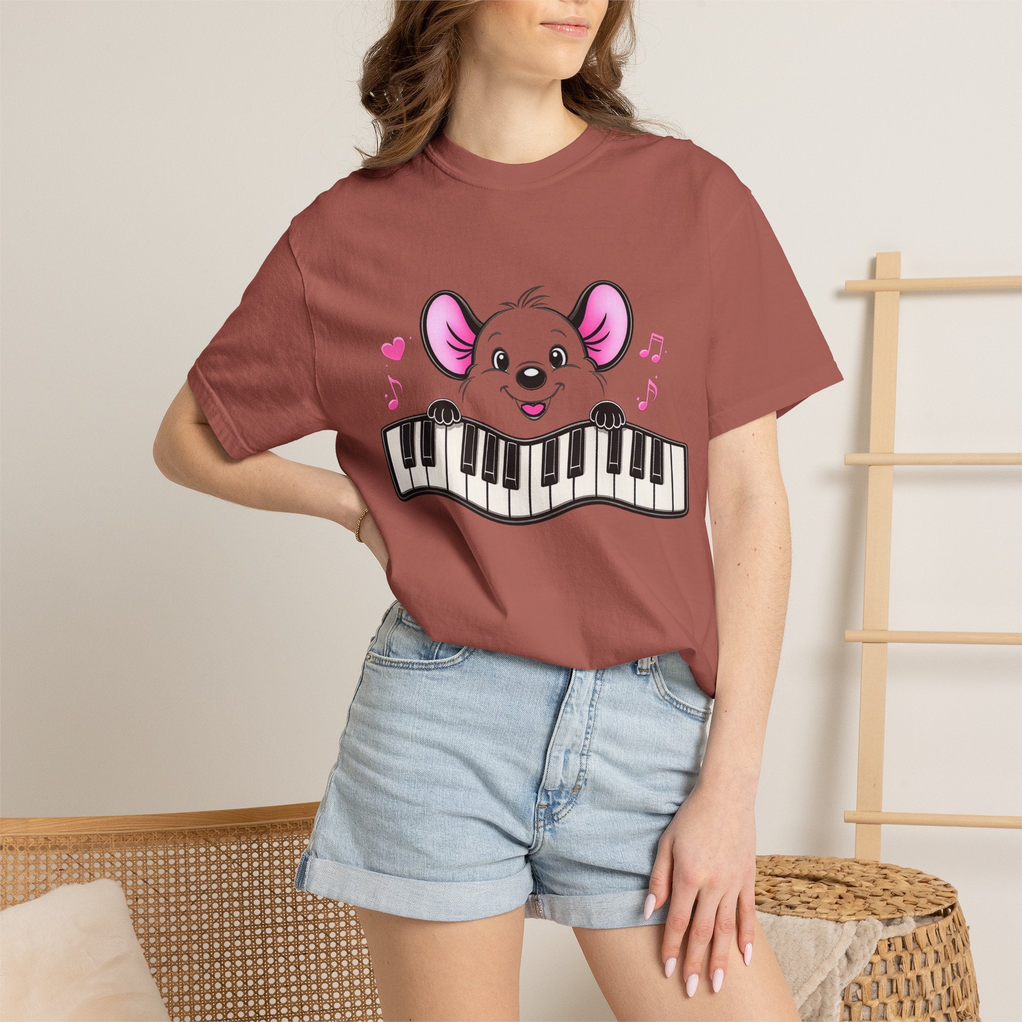Music Mouse Piano Keyboard Shirt