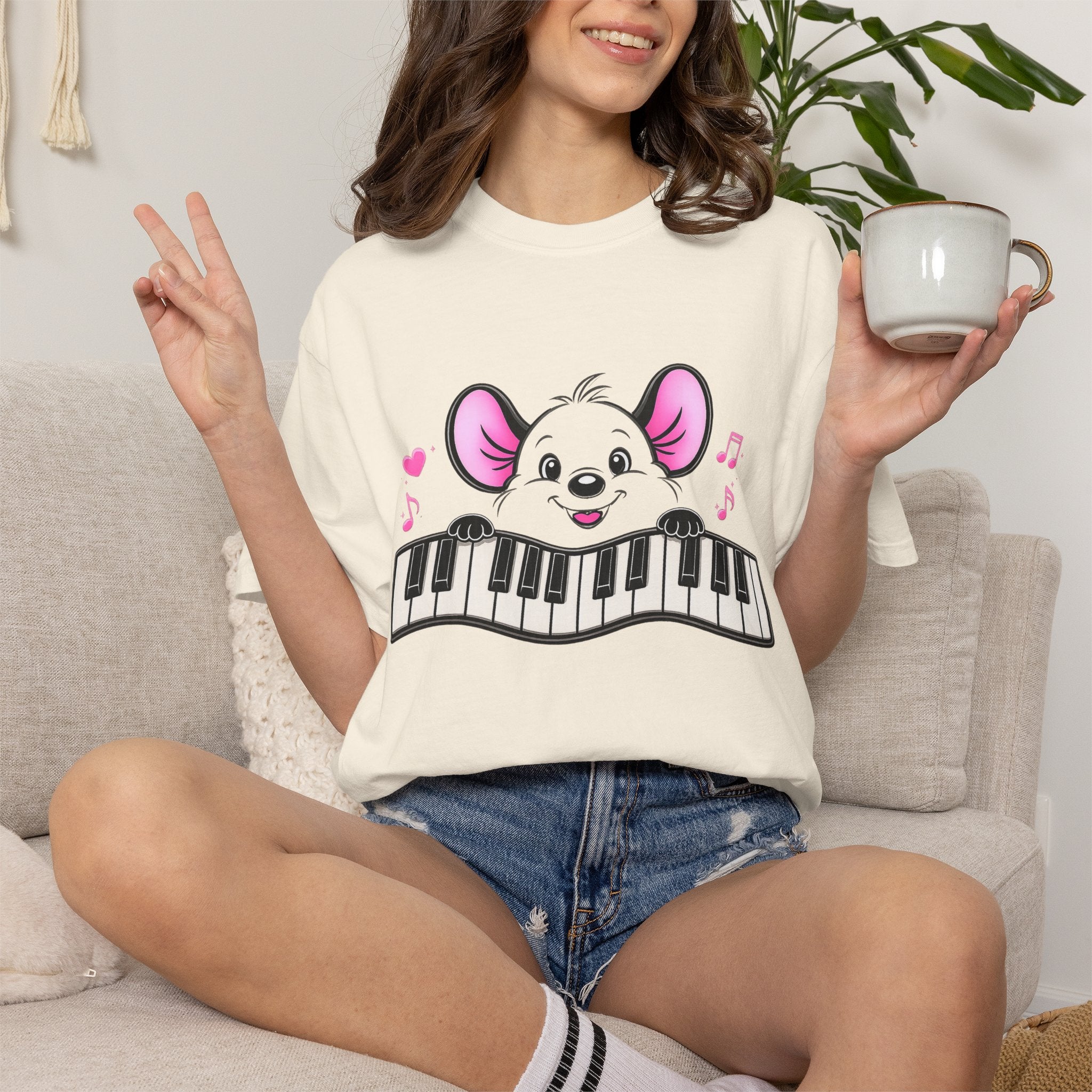 Mouse Piano Keyboard Shirt
