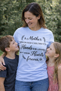 A Mother Holds Her Children’s Hands Forever Tee – Meaningful and Sentimental Mom Gift