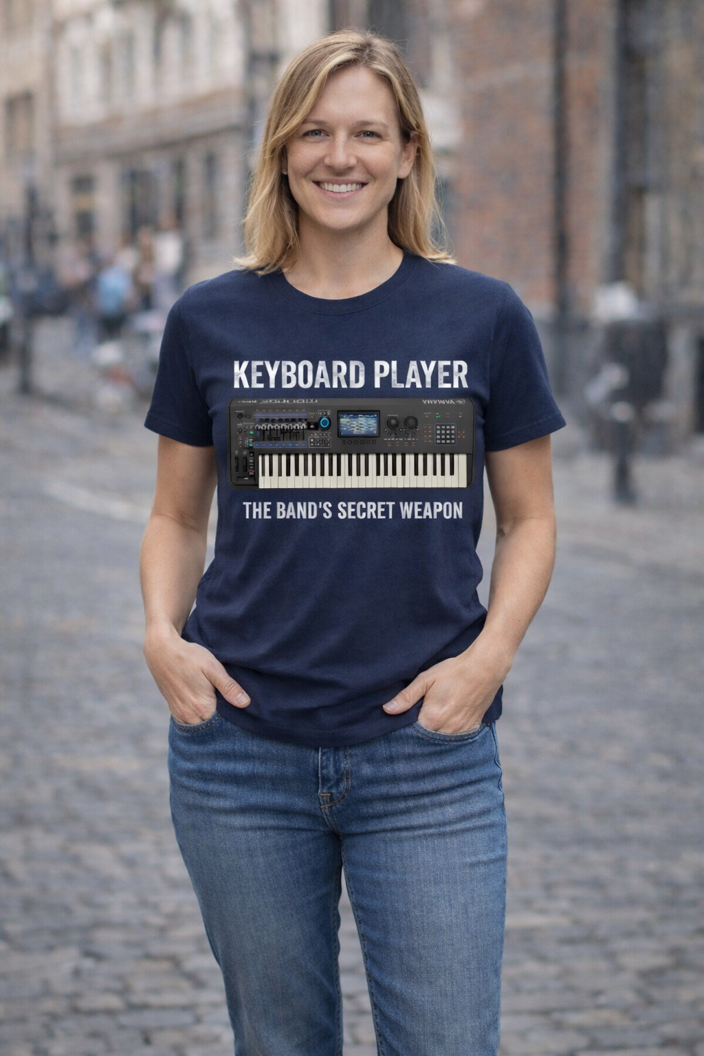 Keyboard Player Shirt, Band Secret Weapon Tee, Musician Gift