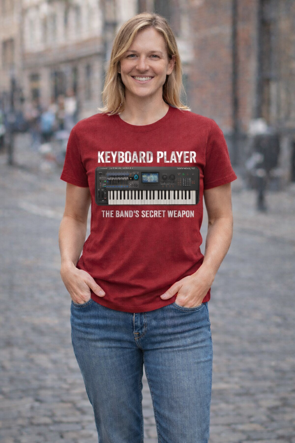 Keyboard Player Shirt, Band Secret Weapon Tee, Musician Gift
