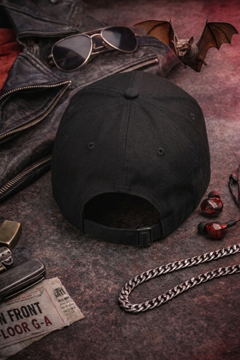 Meet Loaf Tribute Band Hat – Bat Out of Hell Inspired Black Adjustable Cap