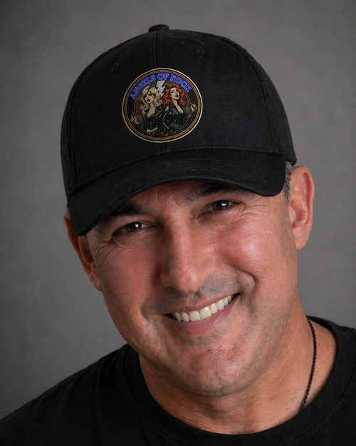 Angels of Rock Graphic Hat – Black Cap Supporting a Dual Female-Fronted Band
