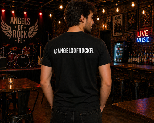 Angels of Rock Graphic T-Shirt – Vintage Rock Band Tee