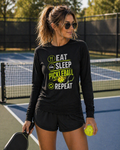Pickleball Eat, Sleep, Pickleball Long Sleeve Shirt