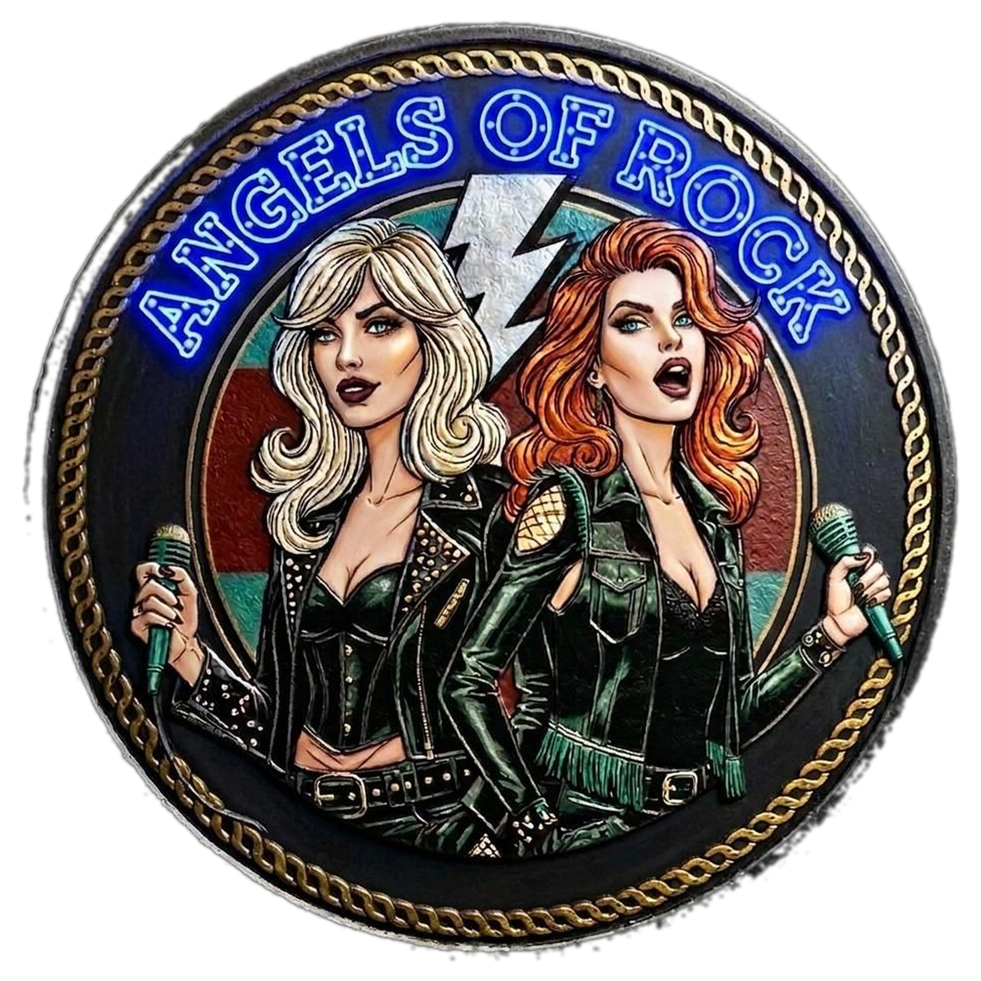 Angels of Rock Graphic T-Shirt – Vintage Rock Band Tee