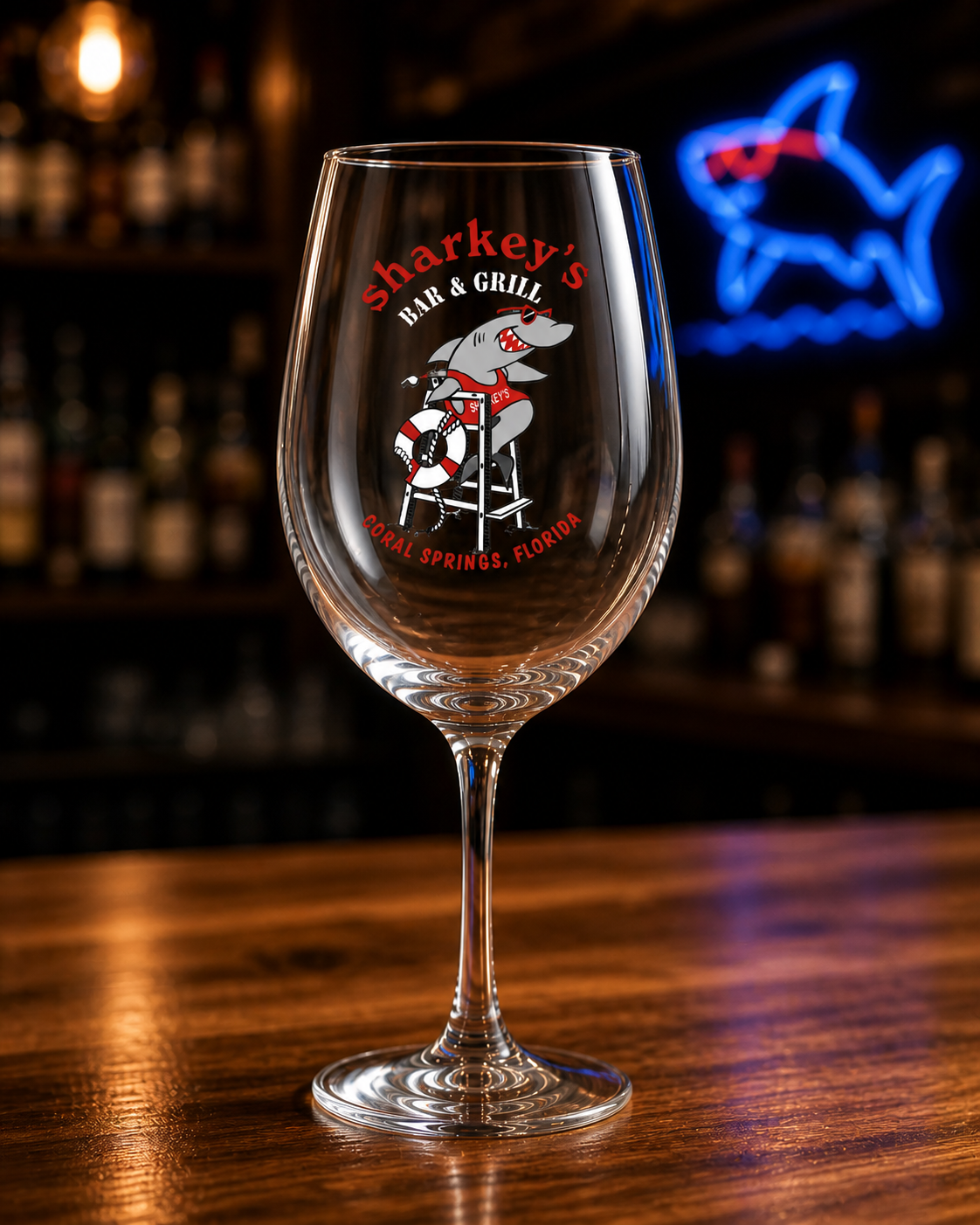 Sharkey’s Bar & Grill 10.5oz Wine Glass