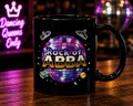 Rock of ABBA Black Mug – Disco Ball ABBA Tribute Coffee Cup