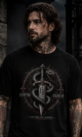 Haunting Harmony Snake & Dagger Gothic Metal T-Shirt | Dark Rock Graphic Tee | Gildan 64000 Heavy Metal Apparel
