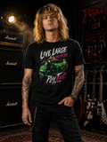 Live Large Dream Big Play Fast Shirt | 80s Shred Guitar Tee