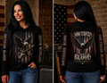 Southern Blood Eagle Hoodie – Patriotic Southern Rock Long Sleeve