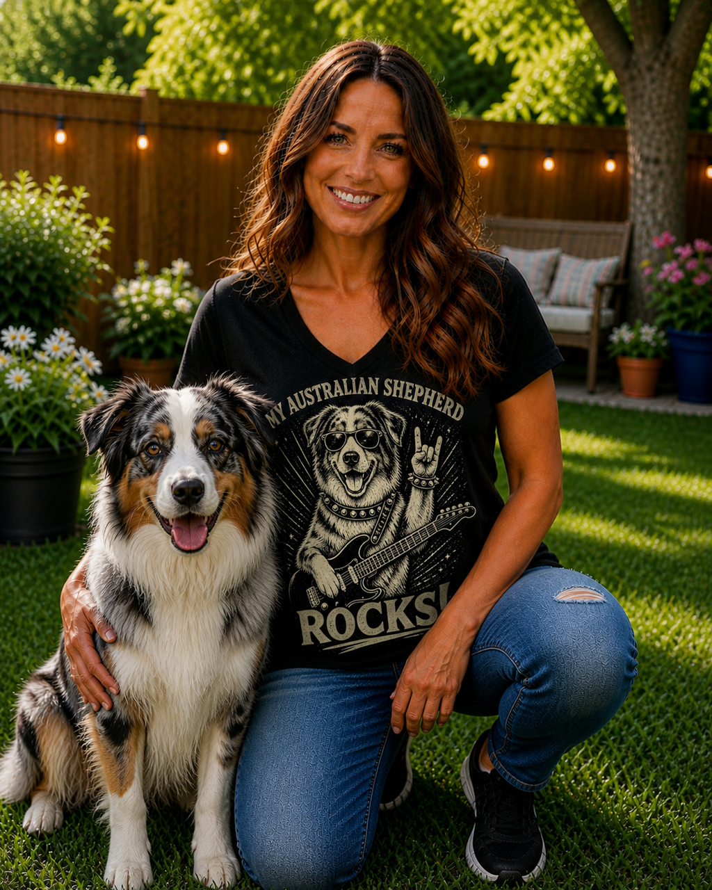 My Australian Shepherd Rocks Shirt | Funny Aussie Dog Lover Gift