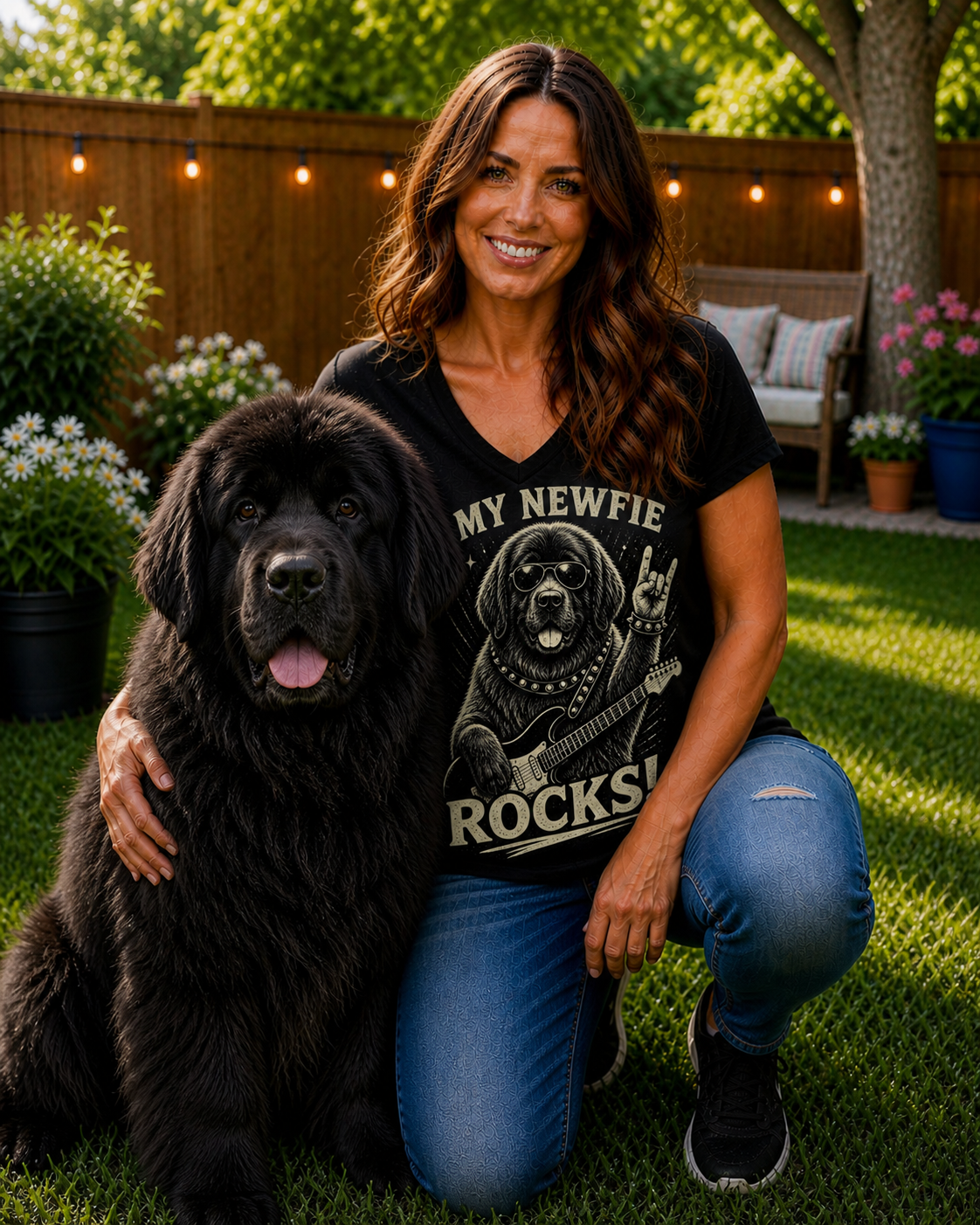My Newfie Rocks Shirt | Newfoundland Dog Lover Gift