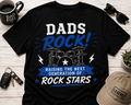 Dads Rock (Drums) T-Shirt – Raising the Next Generation of Rock Stars Dad Shirt