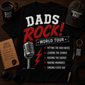 Dads Rock (Singer) Shirt – World Tour Vocalist Dad