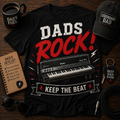 Dads Rock (Keyboard) Shirt – Keep the Beat
