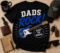 Dads Rock! Keep the Groove (Bass Guitar) Father's Day Musician T-Shirt