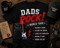 Dads Rock (Bass) Keeping The Low End Alive Bass Guitar Father’s Day T-Shirt