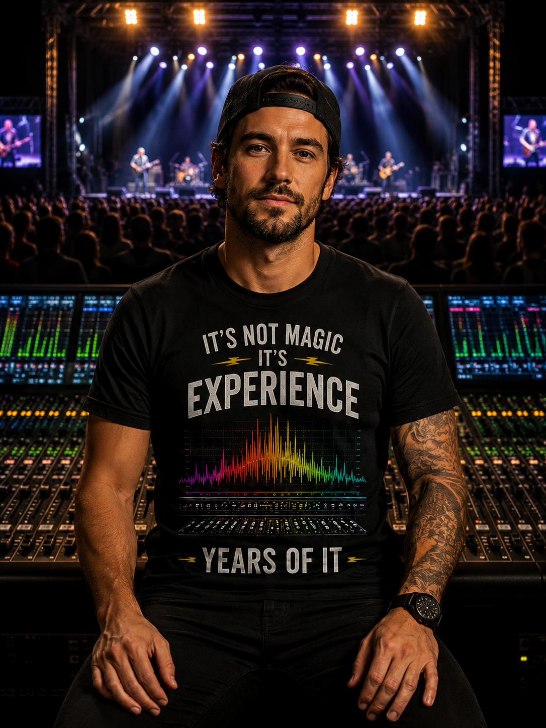 It’s Not Magic It’s Experience Sound Engineer Sound Guy T-Shirt
