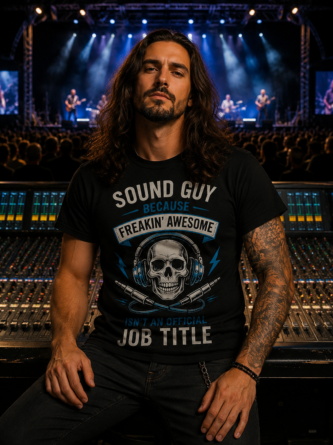 Sound Guy Because Freakin’ Awesome Isn’t An Official Job Title T-Shirt