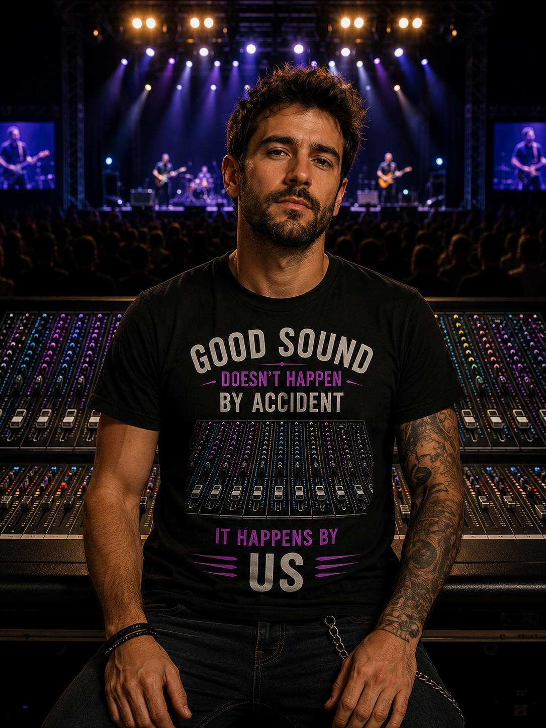 Good Sound Doesn’t Happen By Accident Sound Guy T-Shirt