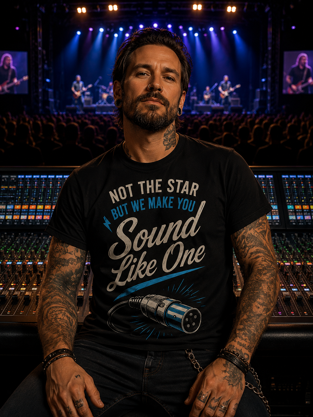 Not The Star But We Make You Sound Like One Sound Guy T-Shirt
