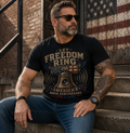 Let Freedom Ring America 250 Shirt | Liberty Bell Patriotic Music Tee | 1776-2026 250th Anniversary T-Shirt