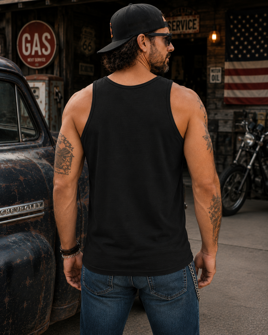 Rocking 250 Years of Freedom Men’s Tank Top Shirt