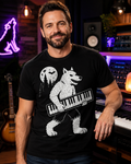 Werewolf Keyboard Player Shirt | Funny Monster Musician Gift | Monster Keys Piano Player Tee