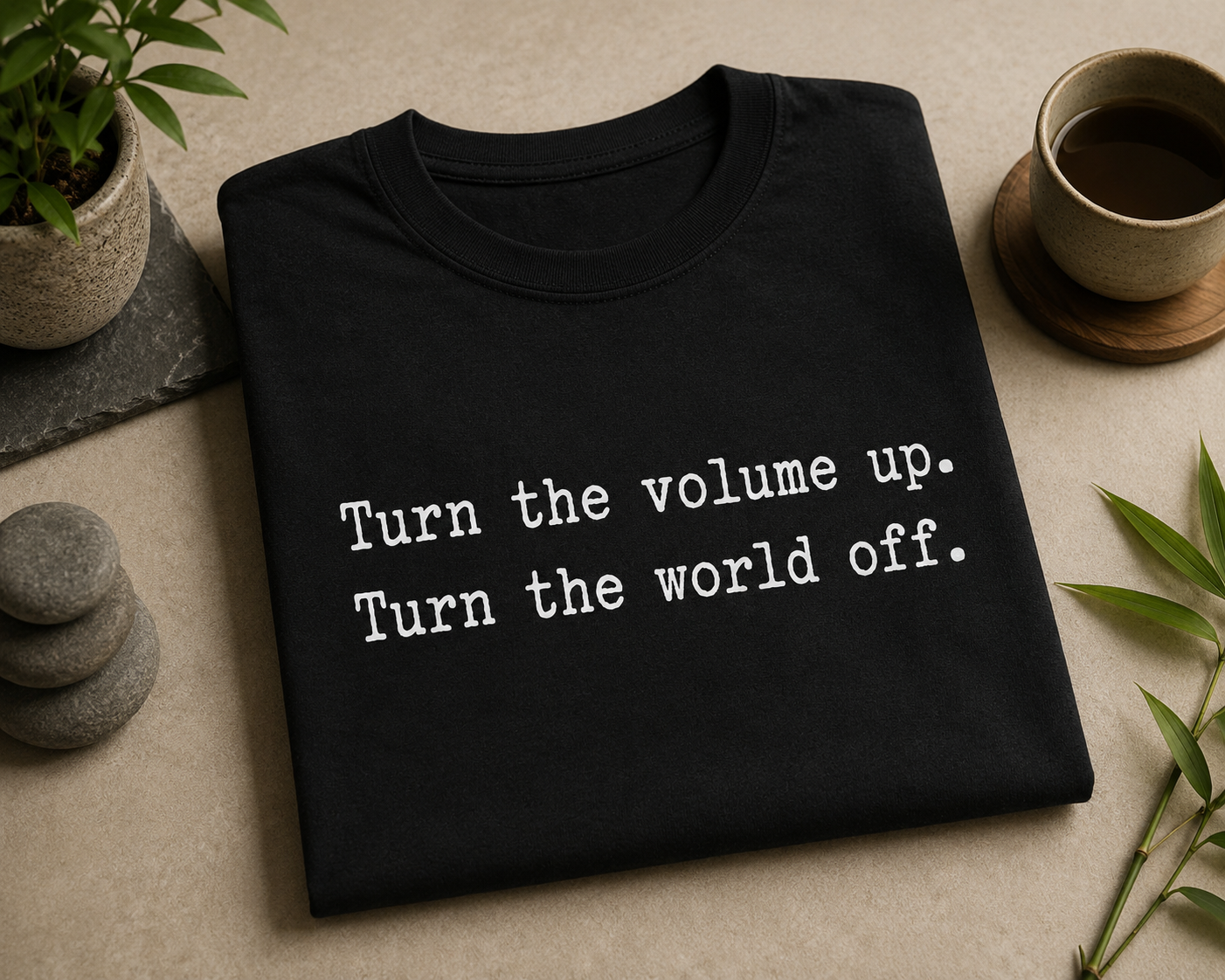 Turn the Volume Up Turn the World Off Shirt, Music Lover Tee