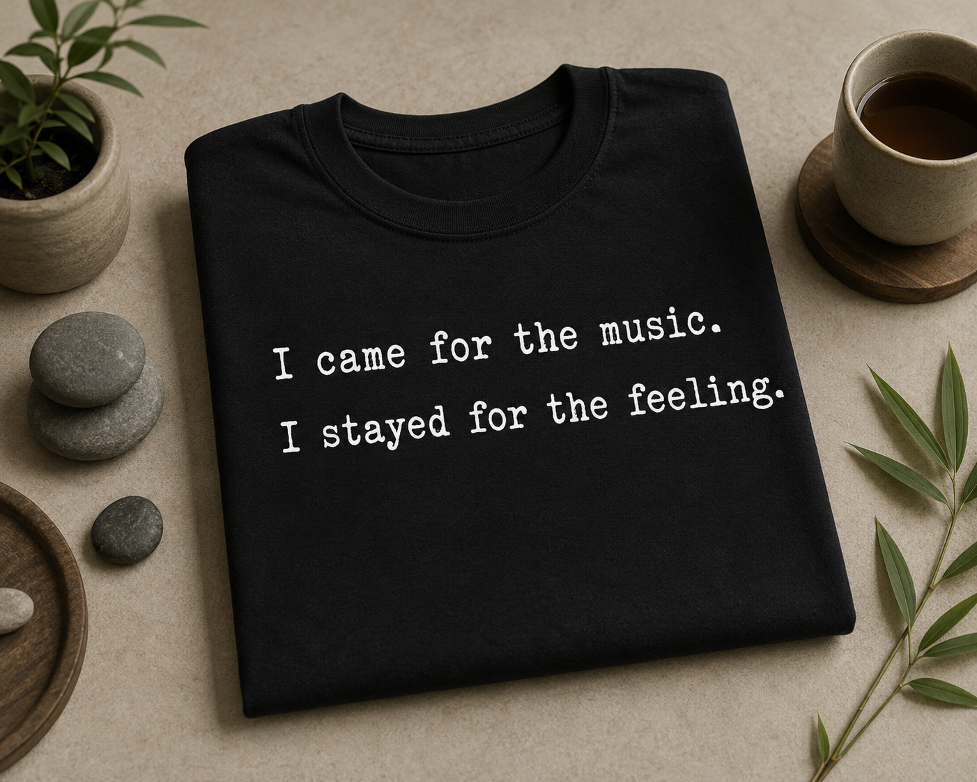 I Came for the Music I Stayed for the Feeling Shirt