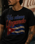 Ya Viene Llegando | Vintage Cuban Pride Shirt | Distressed Cuba Flag Tee