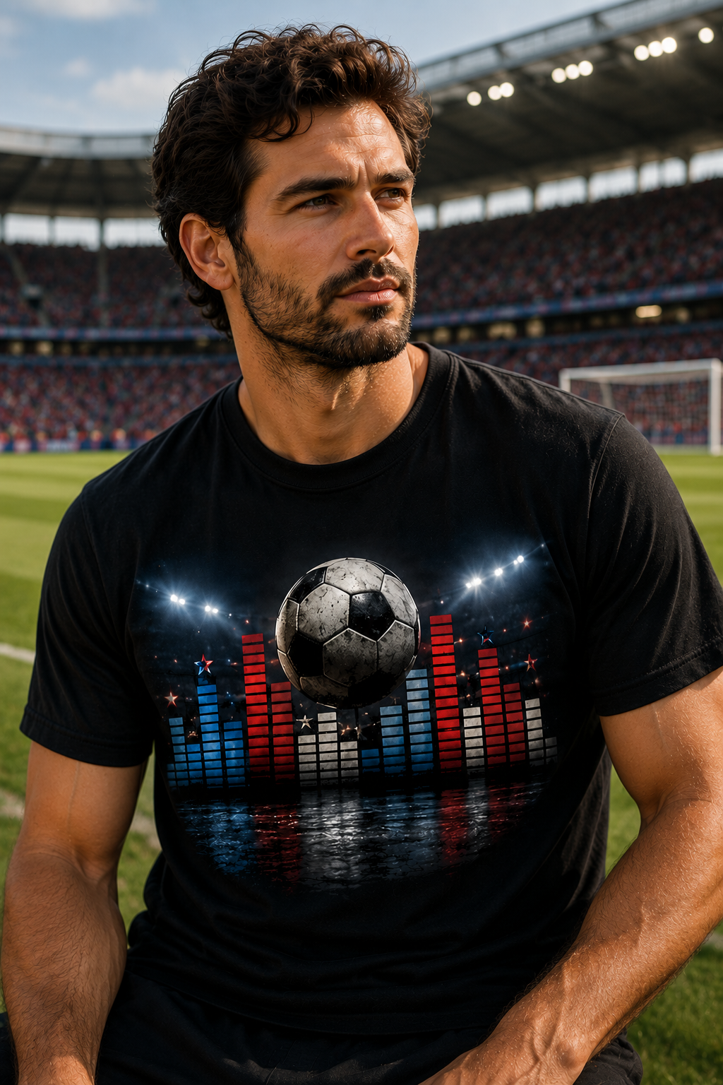 Soccer Music T-Shirt for Soccer Fans and Music Lovers