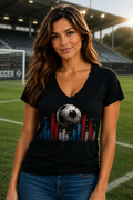Soccer Equalizer Women's V-Neck T-Shirt