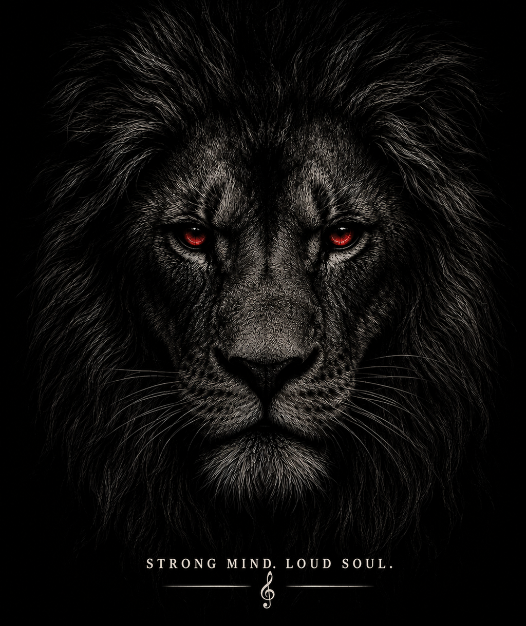 Strong Mind Loud Soul Lion Leo T-Shirt
