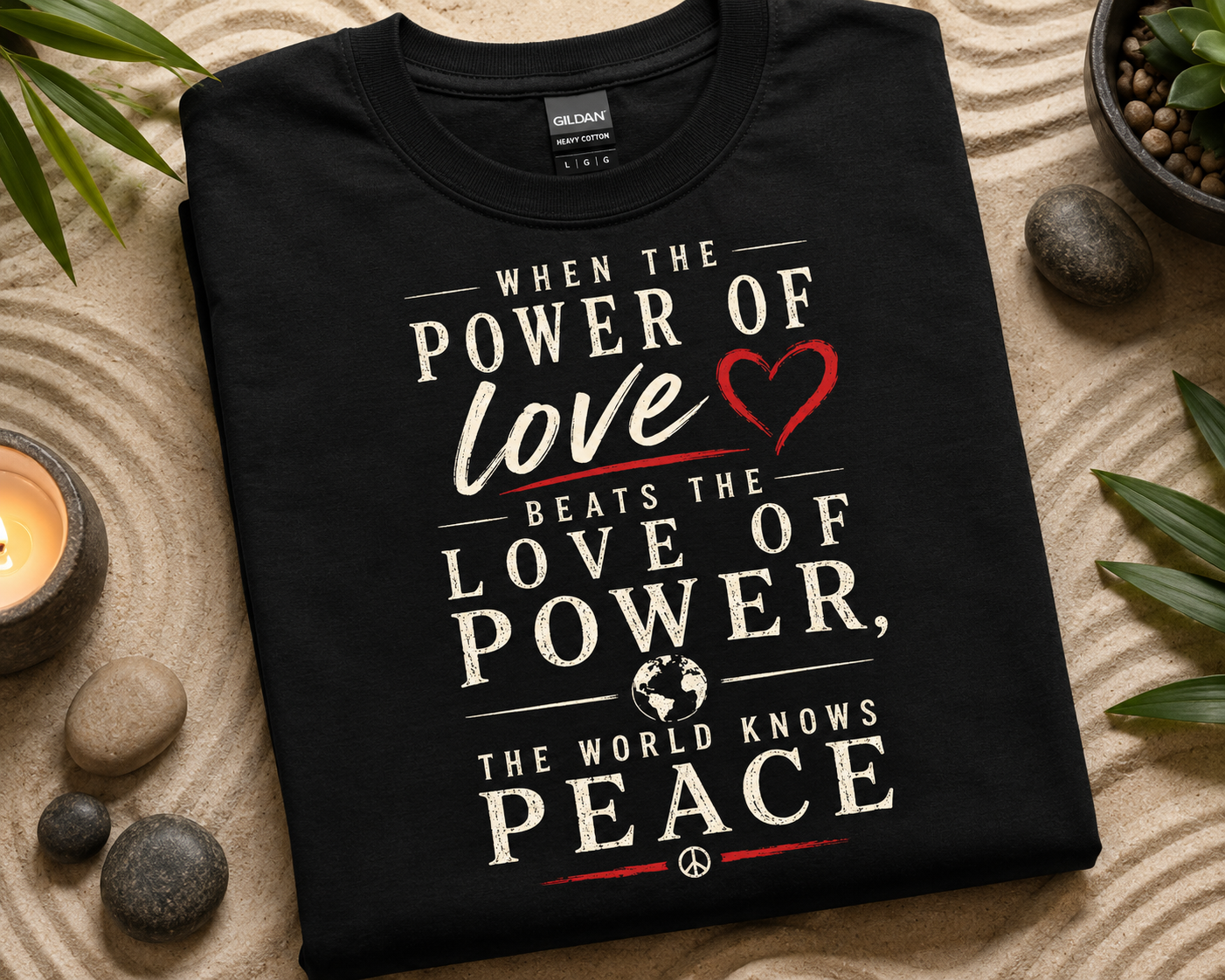 Power of Love Peace T-Shirt