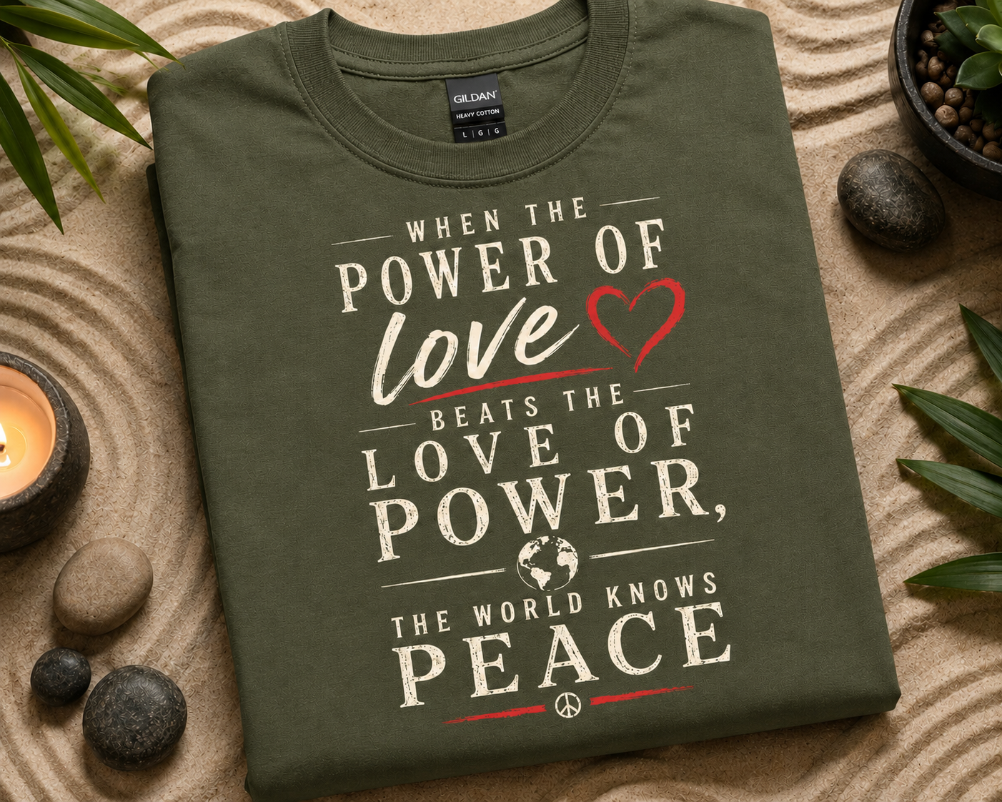 Power of Love Peace T-Shirt