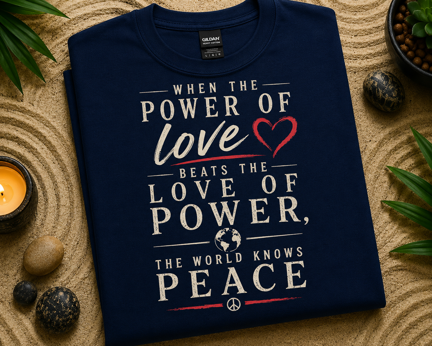Power of Love Peace T-Shirt