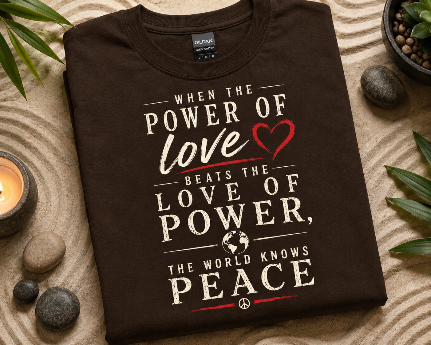 Power of Love Peace T-Shirt