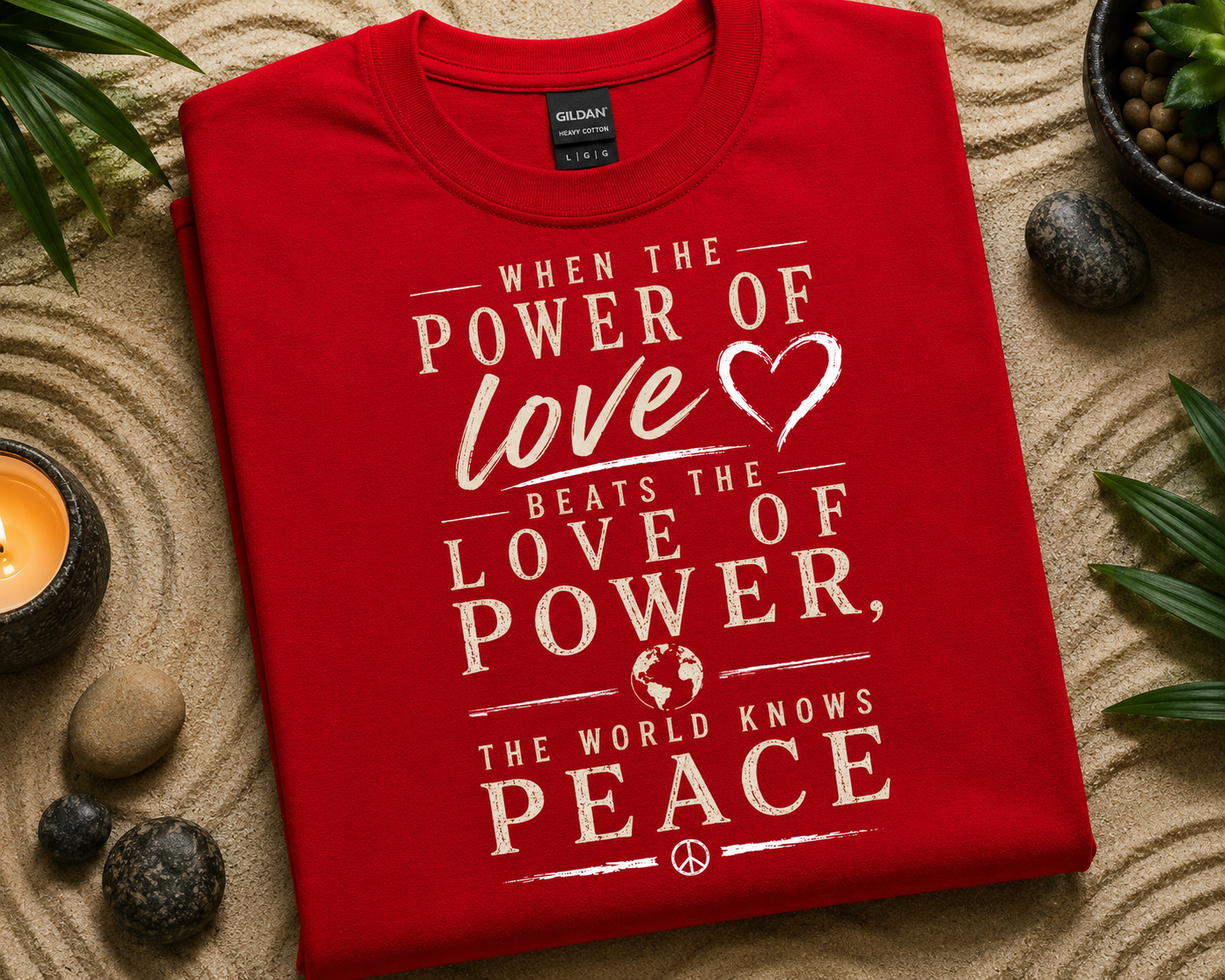 Power of Love Peace T-Shirt
