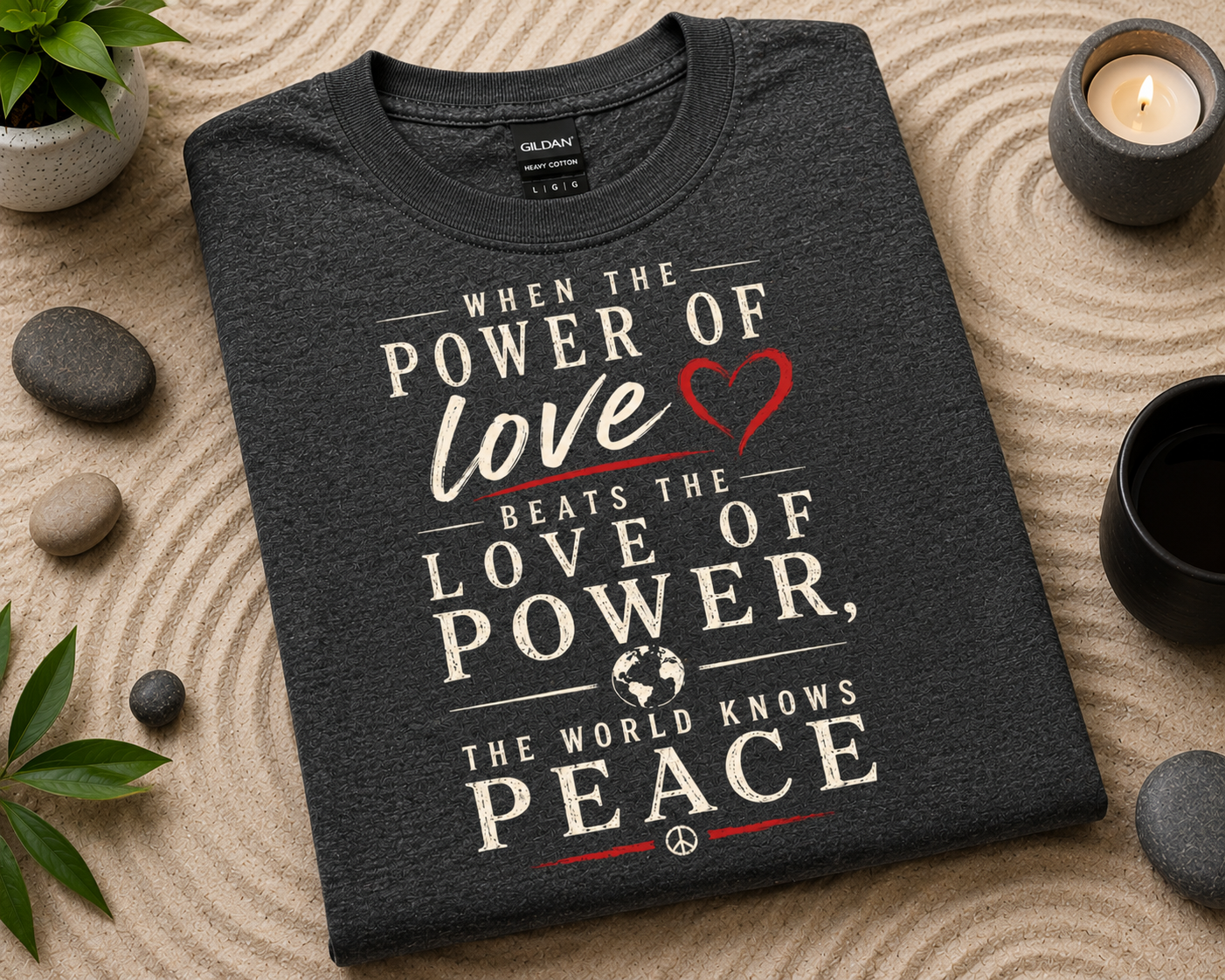 Power of Love Peace T-Shirt