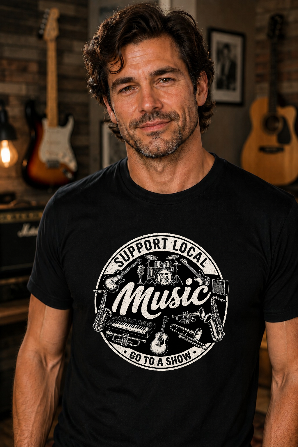Support Local Music Go To A Show Tee Shirt