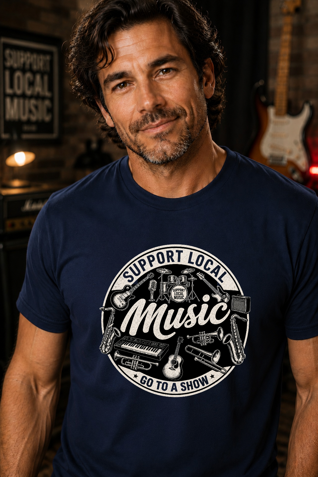 Support Local Music Go To A Show Tee Shirt