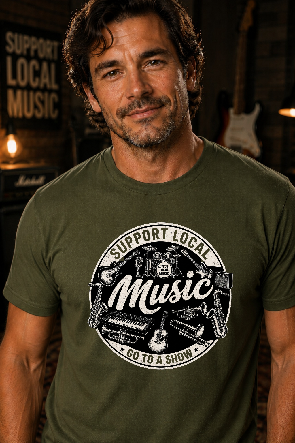 Support Local Music Go To A Show Tee Shirt