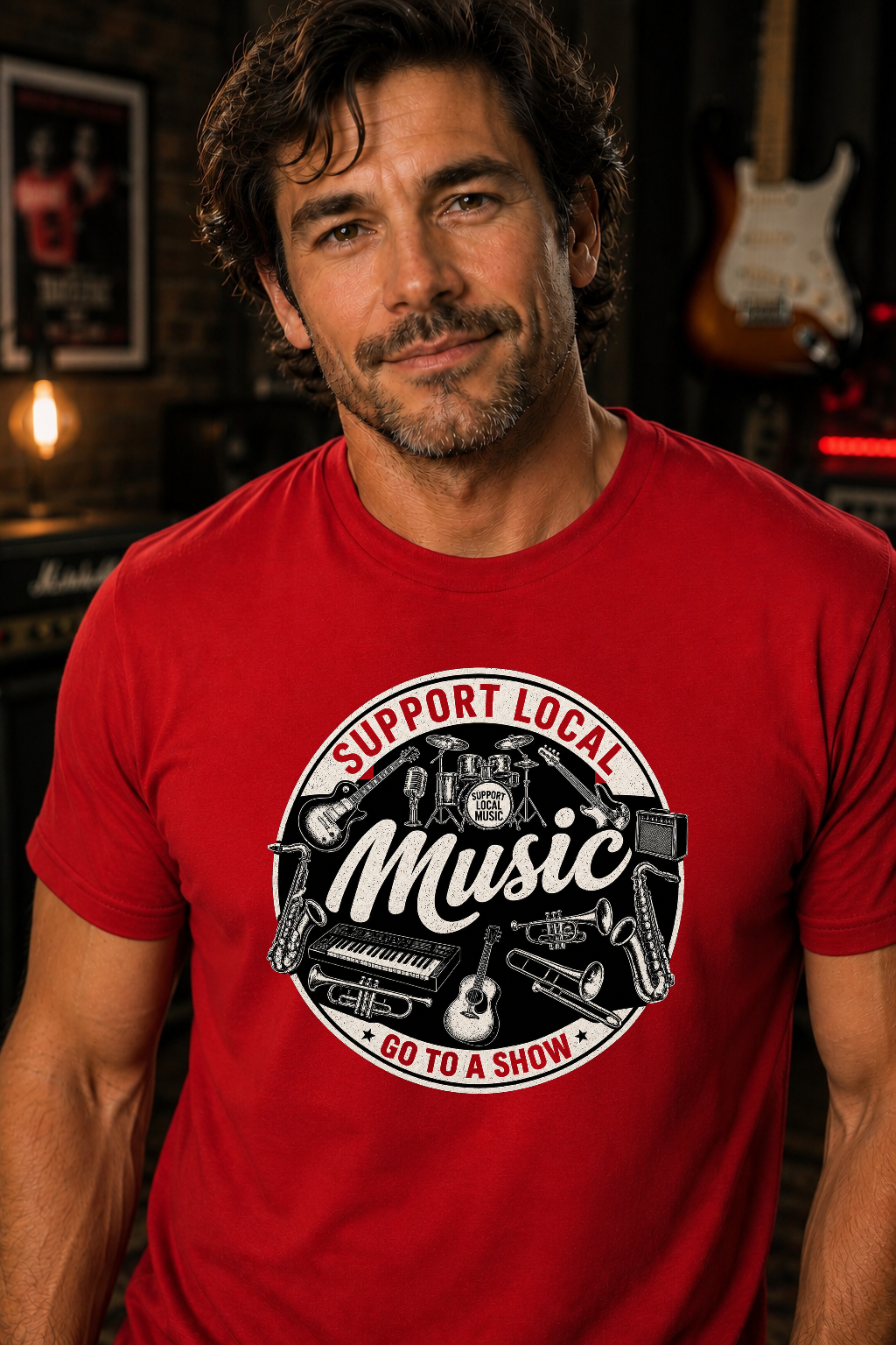 Support Local Music Go To A Show Tee Shirt