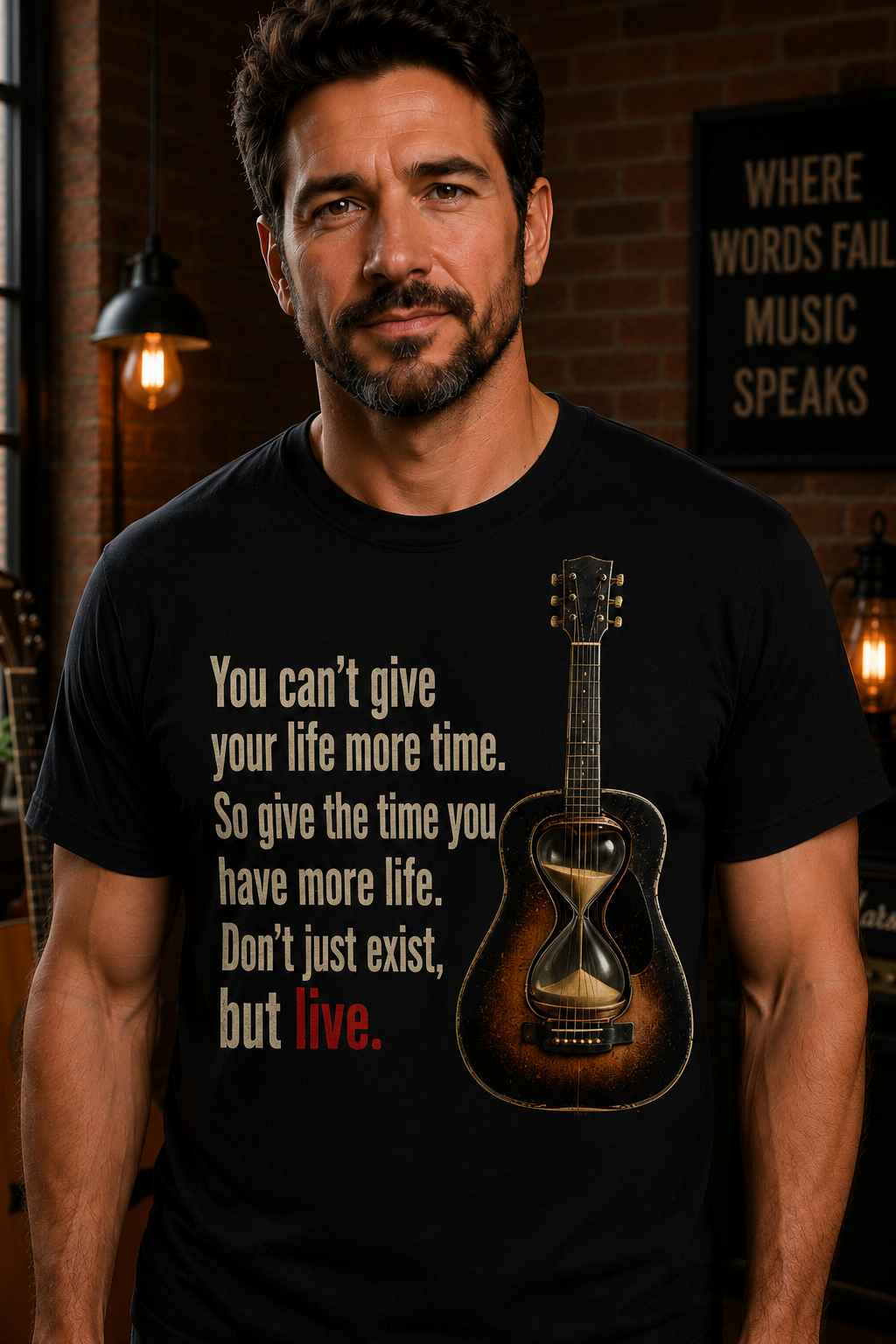 Guitar Hourglass T-Shirt
