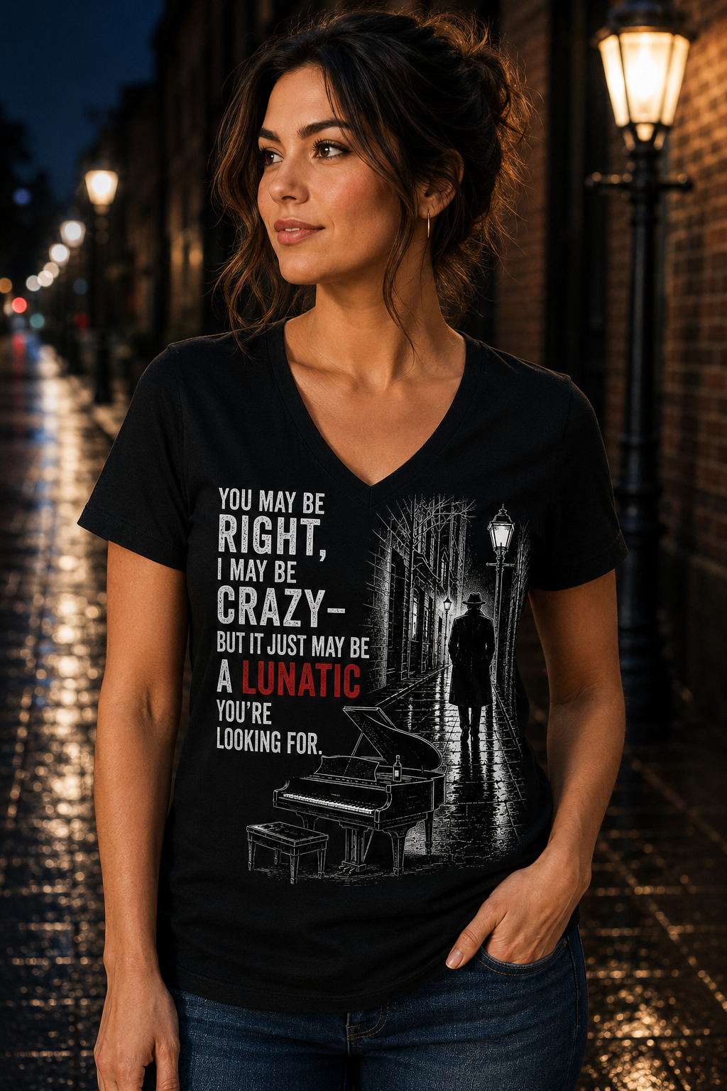 Nostalgia You May Be Right V-Neck Tee